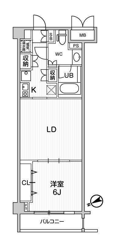 六本木デュープレックスエムズ5階 間取り図