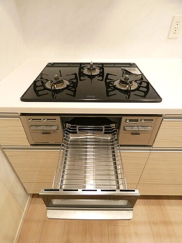 シティタワー金町　タワー棟 ガスコンロ　グリル　内装済