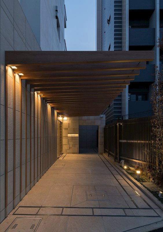 クレヴィアリグゼ世田谷松陰神社前 エントランス