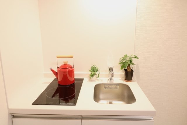 ＰＡＳＨＡ用賀 システムキッチン（2口IHコンロ）※画像はイメージです（家具や小物は設備ではありません）