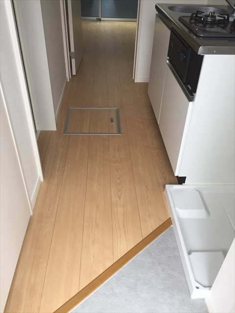 クアルソ保谷2階 フローリング　室内洗濯機置き場