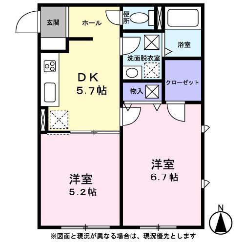 Ｋ’ｓ　Ｈｏｕｓｅ0103号室 間取