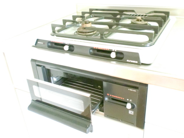 松山堂錦ビル0405号室 ガスコンロ