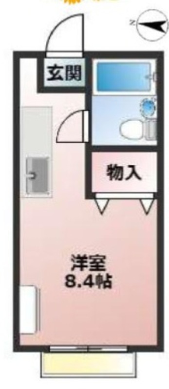 コーポ四季2階 間取