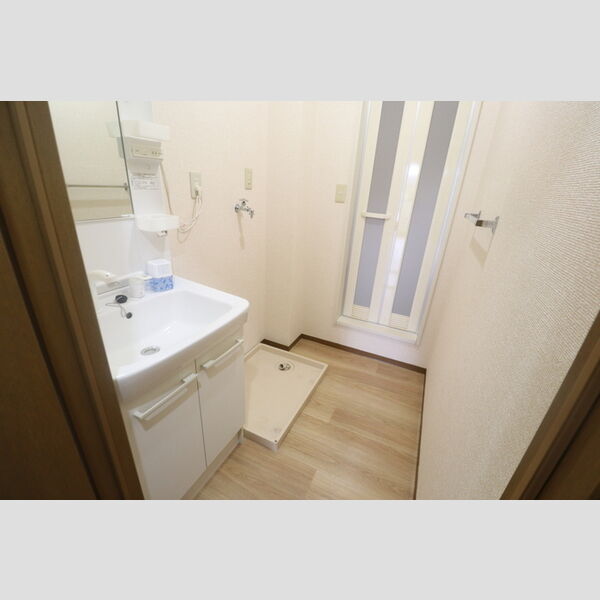パークサンハイム102号室 洗髪洗面化粧台・洗濯機置き場