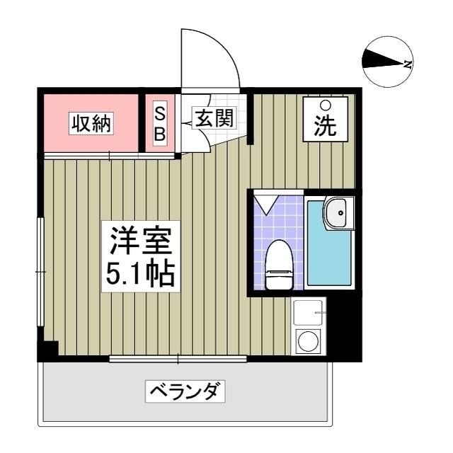 サンライズトヨダ201号室 間取