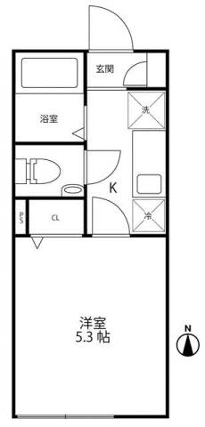 メゾン・ド・アンジュ武蔵関1階 間取