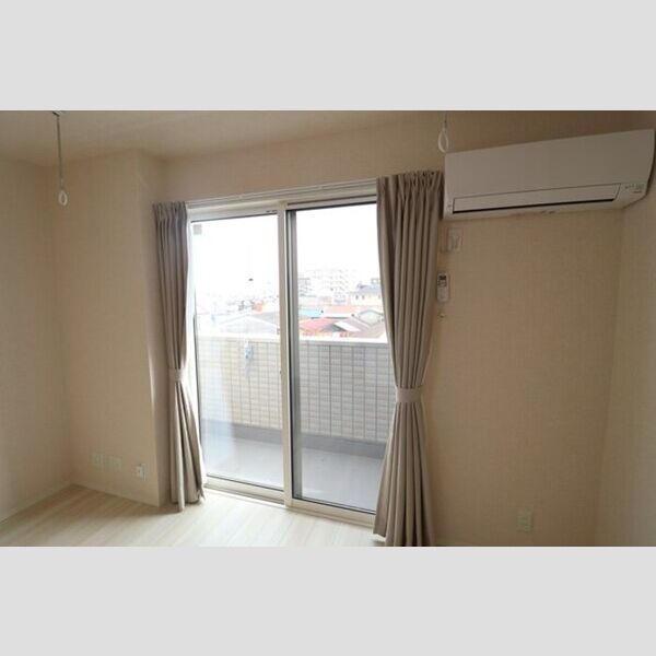 D-room Flower307号室 カーテン付き