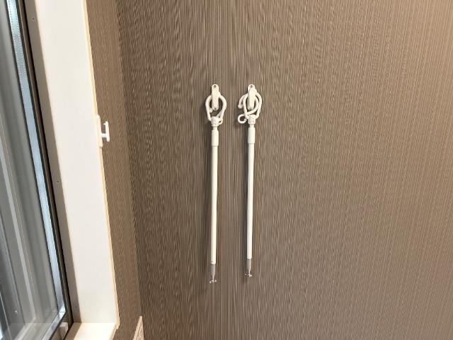 パレス北野105号室 室内物干し