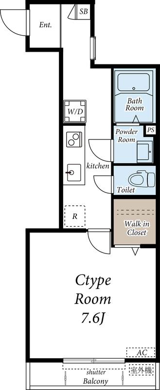 リブリ・小岩1階 間取