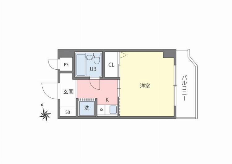 ラミアール聖蹟3階 間取り図