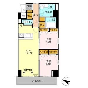 GRAN COURT YONO0201号室 間取