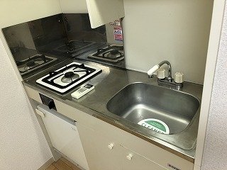 ストーク両国・緑 1口ガスコンロ