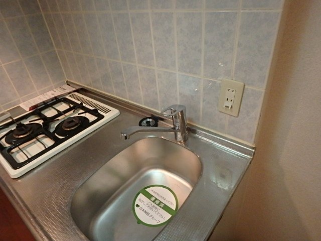 シンシア護国寺 システムキッチン(2口ガスコンロ・グリル付)