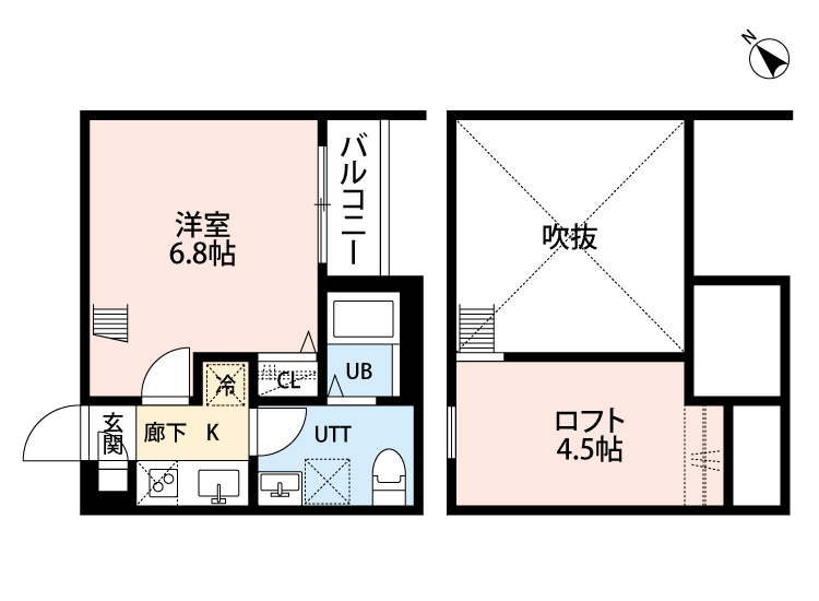 サクラパレス2階 間取