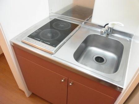 レオパレスＭＩＹＡＢＩ ２口電気コンロ