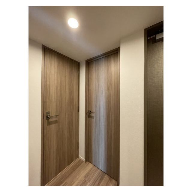 AIFLAT文京本駒込1007号室 廊下（左ドアはトイレ・中央ドアは収納部屋