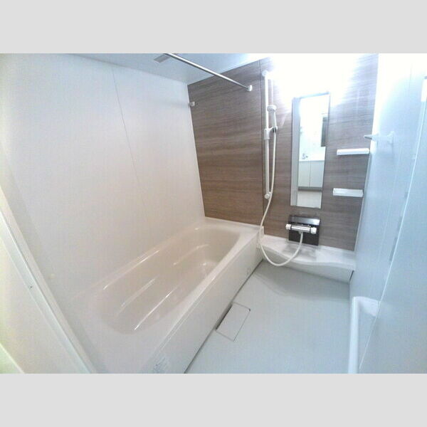 ディアマンテ202号室 追焚きと浴室乾燥機付の一坪風呂