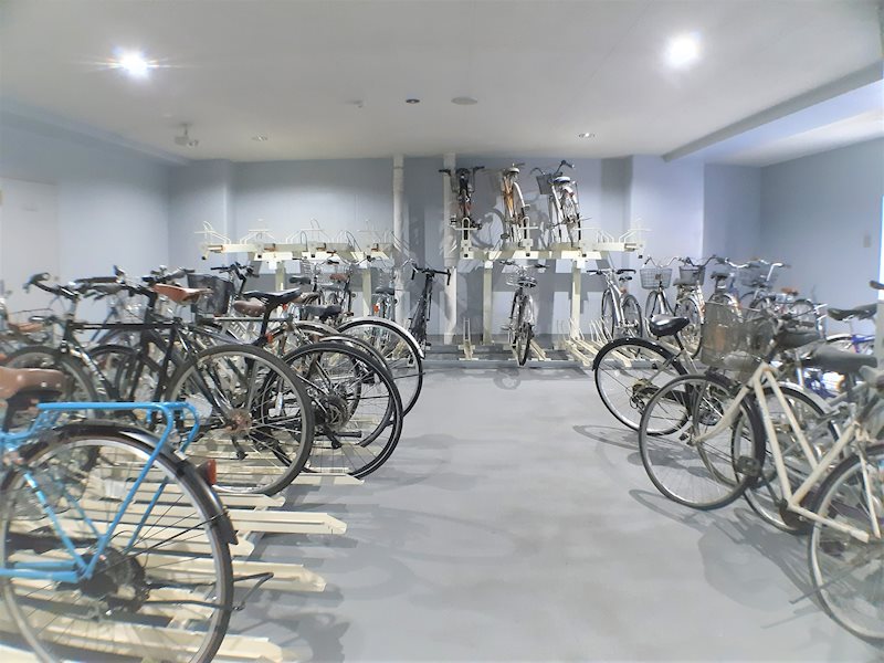 レジディア文京本郷Ⅱ4階 駐輪場