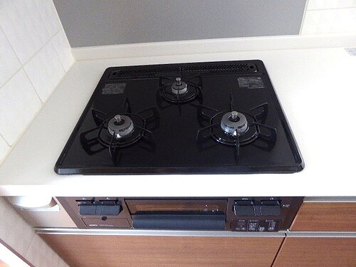 ライオンズ四谷タワーゲート4階 ガスコンロ　※2022年7月撮影