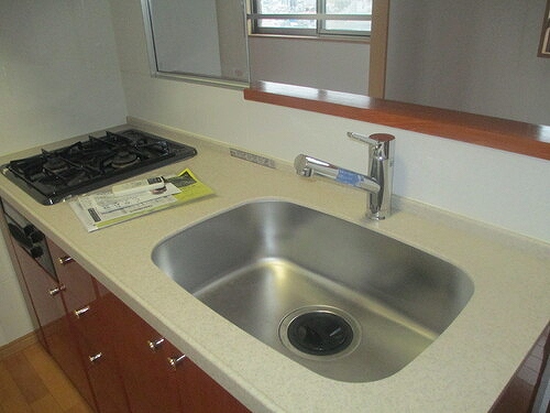 ルミエール池袋要町 シンク　※内装後2018年11月撮影