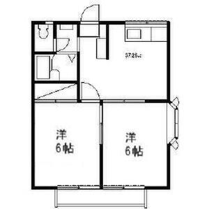 エステートピア聖ヶ丘202号室 間取