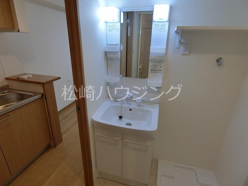 blue palette 中野平和の森2階 洗面