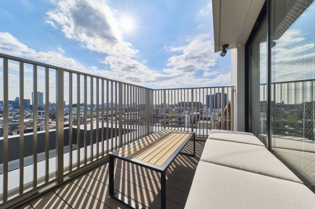 TOMORE品川中延602号室 ウッドデッキ