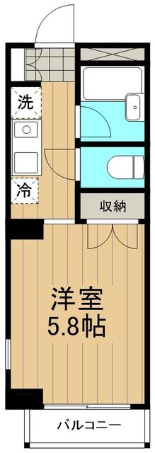 リバーサイドハイツ湘南0401号室 間取