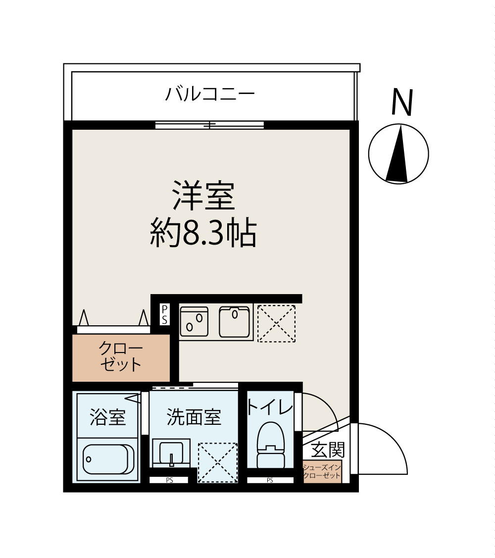 MyStyle蘇我301号室 間取