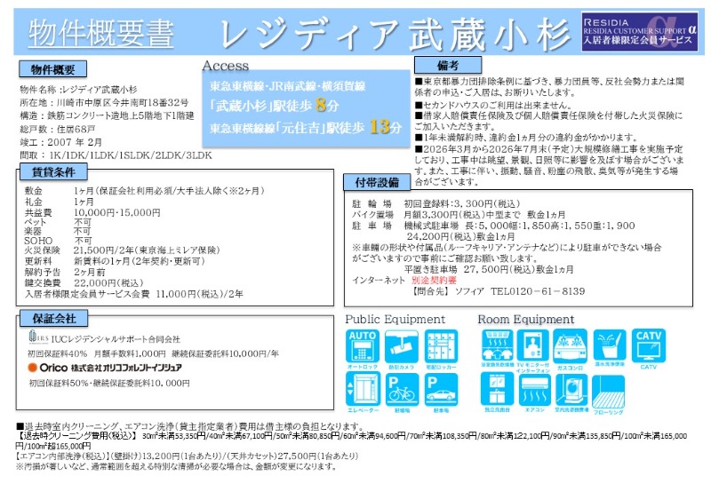 レジディア武蔵小杉4階 部屋その他