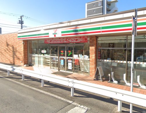稲毛東5丁目アパート 【コンビニエンスストア】セブンイレブン 京成稲毛駅前店まで186ｍ