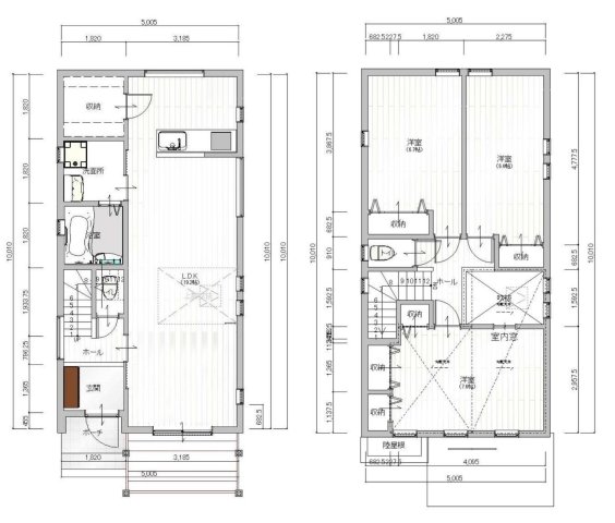 国立市谷保戸建 間取