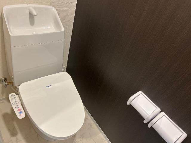 （仮称）小田原市田島マンション新築工事202号室 トイレ（イメージ）