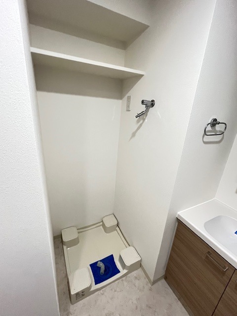 レジディア白金高輪2階 洗濯機置場