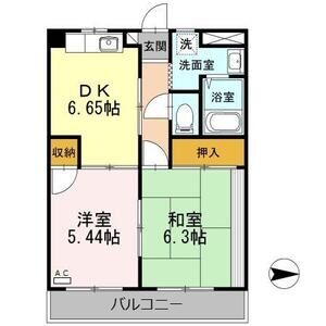 センチュリー・ハイツ202号室 間取