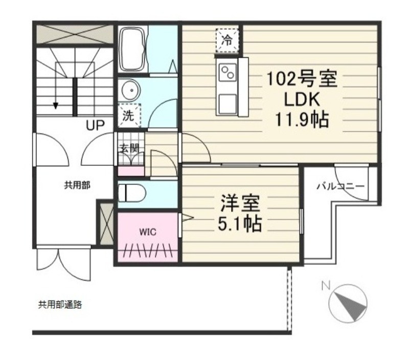 CREAL門前仲町1階 間取