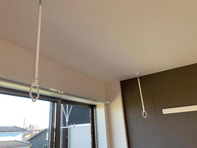 （仮称）小田原市扇町アパート新築工事207号室 物干し（イメージ）