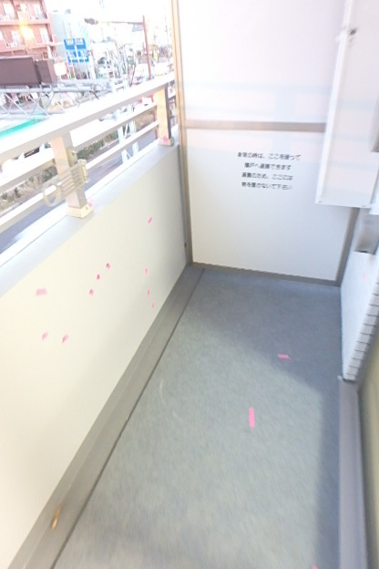 ガーラ・プレシャス川崎3階 バルコニー