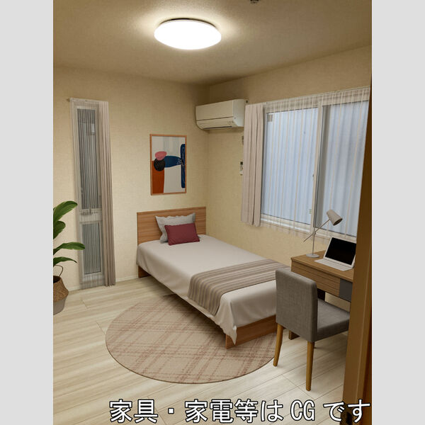 グランソレイユ106号室 家具搬入イメージ図