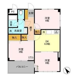 グラン・シャリオ101号室 間取