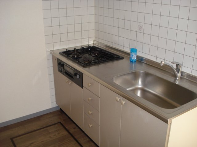 リバティヒルズ101号室 ガスコンロ