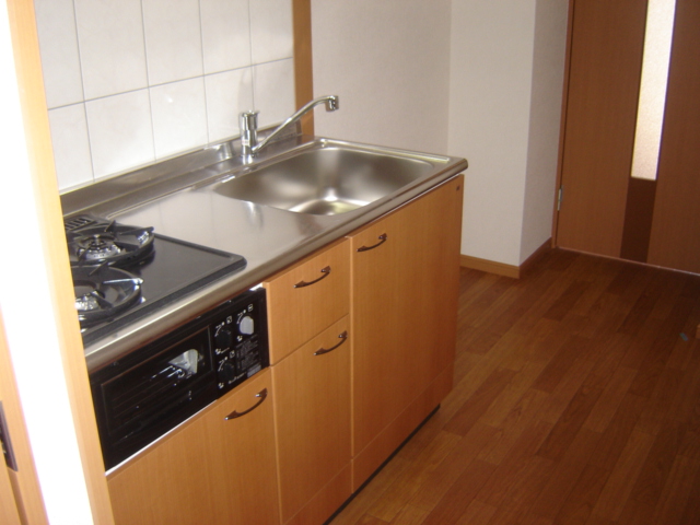 グランモンターニャ103号室 キッチン