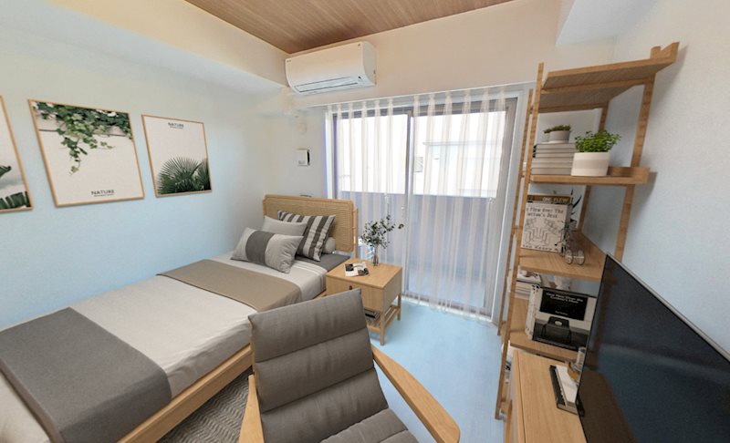 レジディア池袋3階 リビング　※これはVR画像です。