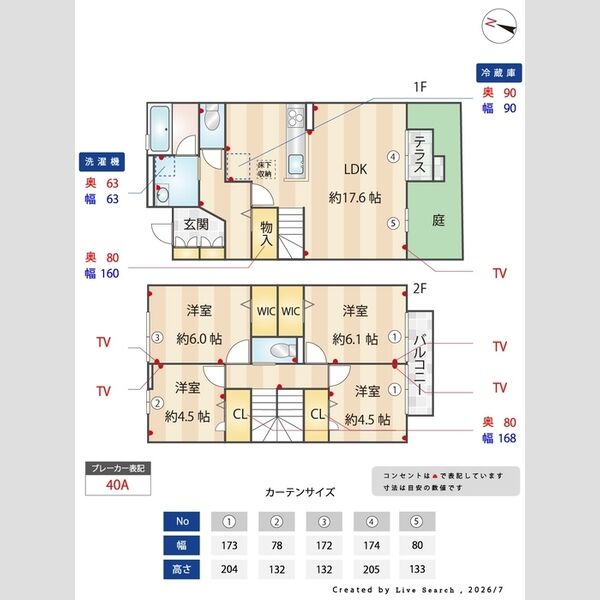 ロイヤル神木 間取り図