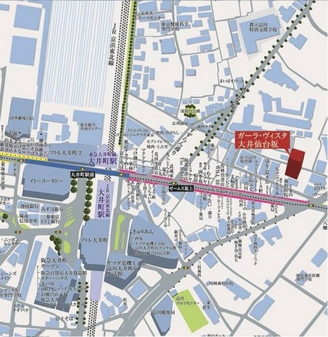 ガーラ・ヴィスタ大井仙台坂5階 MAP