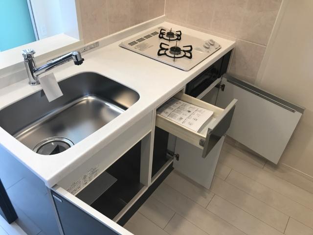 川口市大字安行領根岸　アパート新築工事202号室 キッチン（イメージ）