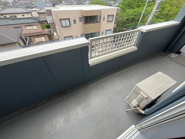 ベルノーブル406号室 ベランダ