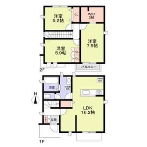 フォレストガーデン稲毛A号室 間取