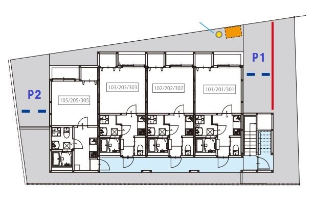 ＧＲＡＮＤＩＲ1階 部屋その他